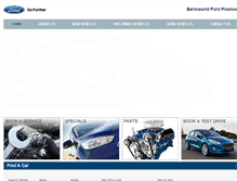 Tablet Screenshot of fordpinetown.co.za